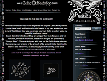 Tablet Screenshot of celticbeadshop.com